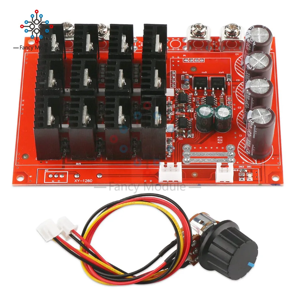 Motor Speed Controller PWM HHO Switch RC Extender DC 10-50V 60A 12 V 24 V 48 V 3000W Module