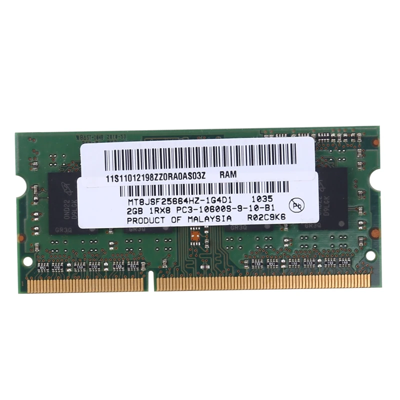 DDR3 2GB Laptop Memory Ram 1RX8 PC3-10600S 133hz 204Pin 1.5V High Performance Notebook RAM