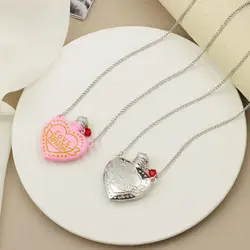 Love Potion Three-dimensional Hip-hop Style Women Necklace Fashion Jewelry Long Chain Sweater Pendant