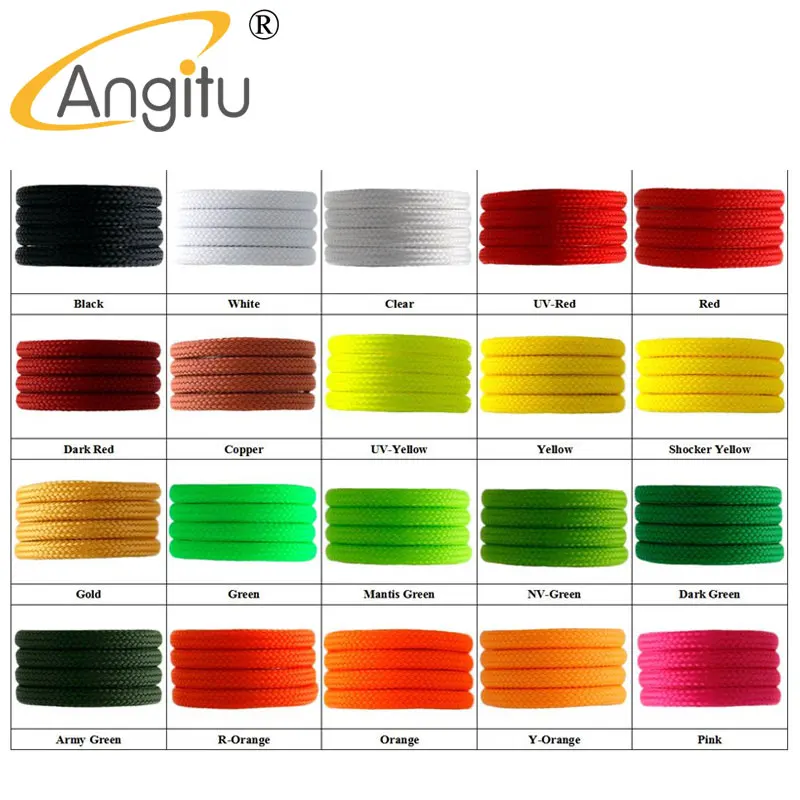 Angitu High Quality PET Braided sleeves 50M/Lot 2mm Insulation Sleeving PET Braided Expandable sleeve