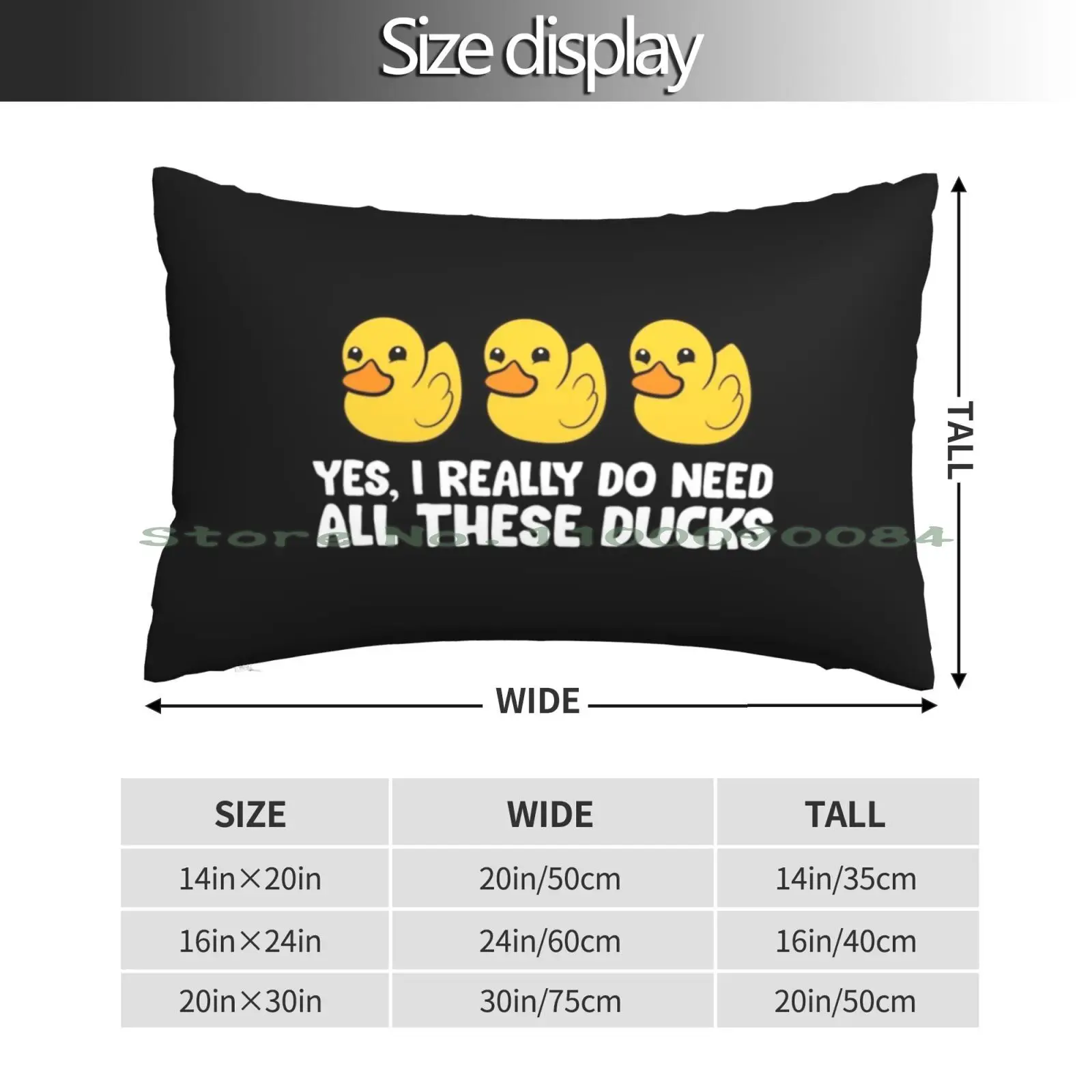 Yes I Really Do Need All These Ducks Pillow Case 20x30 50*75 Sofa Bedroom Sylt North Sea Baltic Sea Hello Coastal Child Anchor