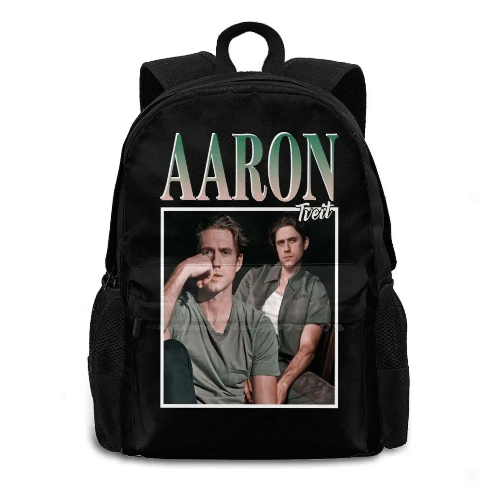 Aaron Tveit T-Shirt Backpack For Student School Laptop Travel Bag Aaron Tveit Aaron Tveit Broadway Aaron Tveit Live Them