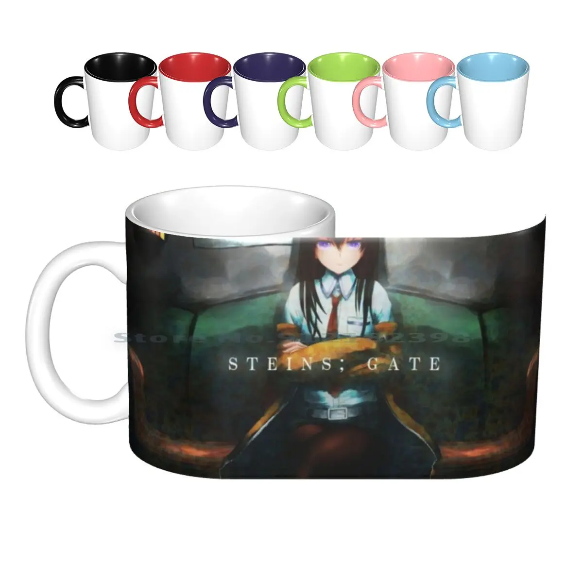 Steins Gate 0 | Makise Kurisu | Christina Ceramic Mugs Coffee Cups Milk Tea Mug Steins Gate Steins Gate Steins Gate Steinsgate