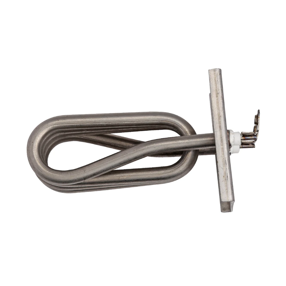 3300W 240V Electric Heating Element for Electric Barrels SUS304 , Squre Cap Size 65x60mm Steam Can Tubular Element