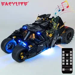 EASYLITE LED Light Kit For Batmobile Toys Compatible With 76240 No Model