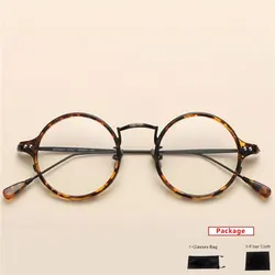Mimiyou TR90 Alloy Round Eyewear Women Vintage Retro Men Computer Optical Glasses Myopia Eyeglasses Frame Brand Design oculos