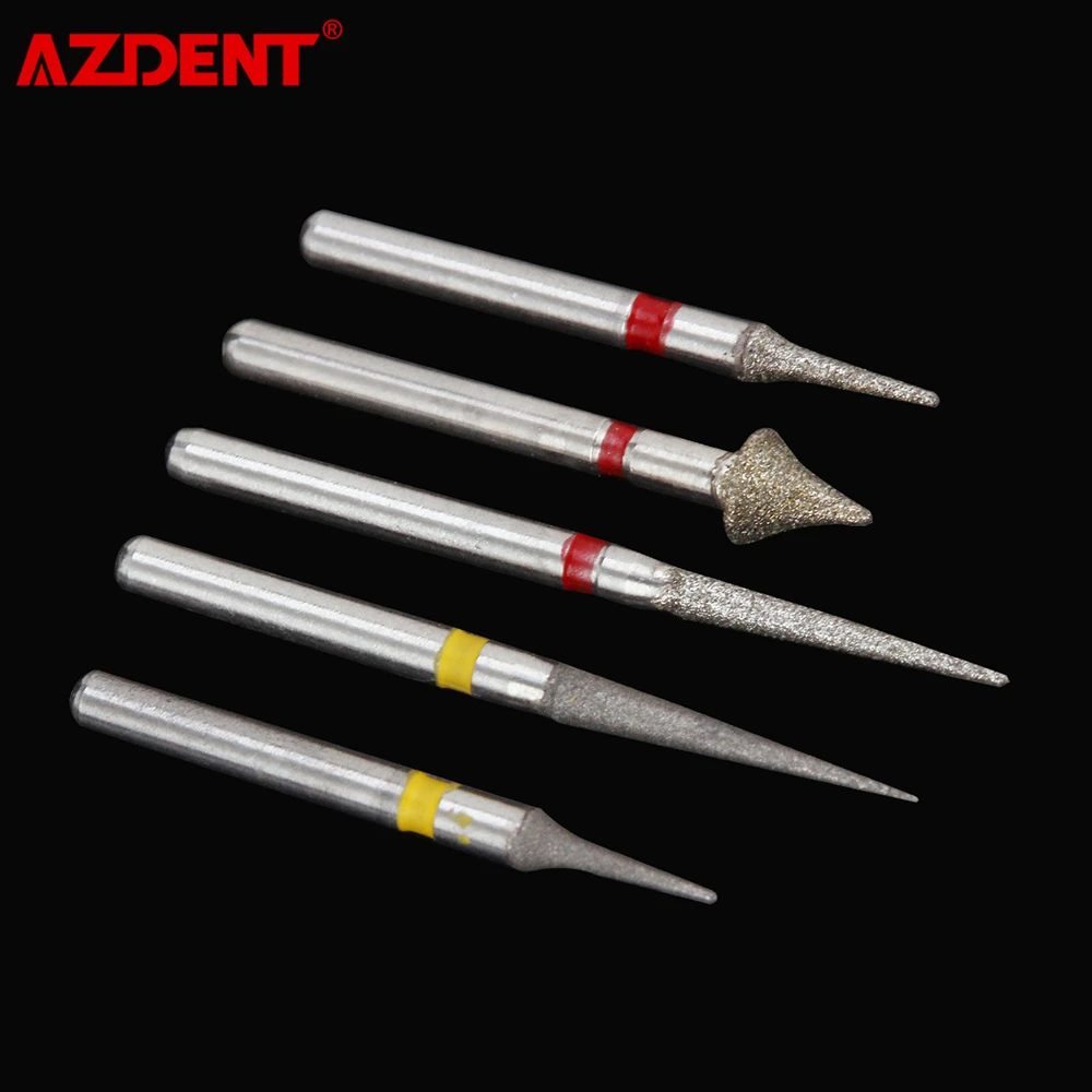 AZDENT fresas de diamante Dental, pulido de esmalte interpróximo de ortodoncia