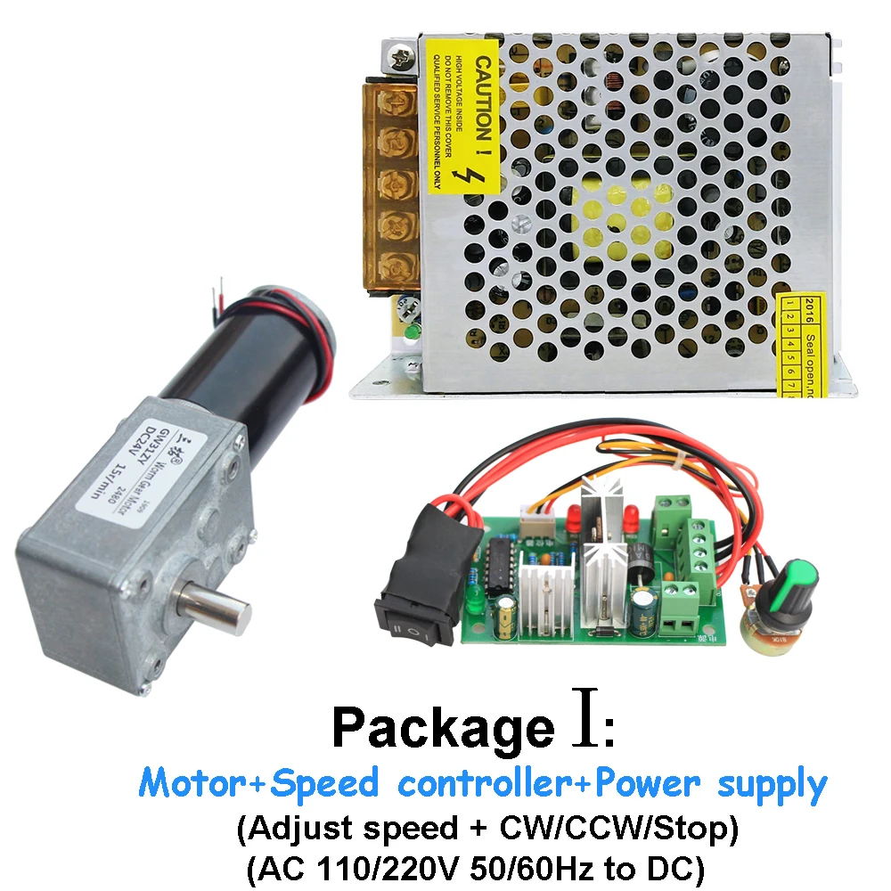 GW31ZY DC 12V 24V 3-470rpm small Worm Gear motor High torque strong Ultra low speed for RC car robot vehicle model door Quality