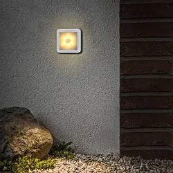 LED motion sensor night light Battery-powered night light Suitable for bedroom bedside stairwell corridor Energy-saving lamp