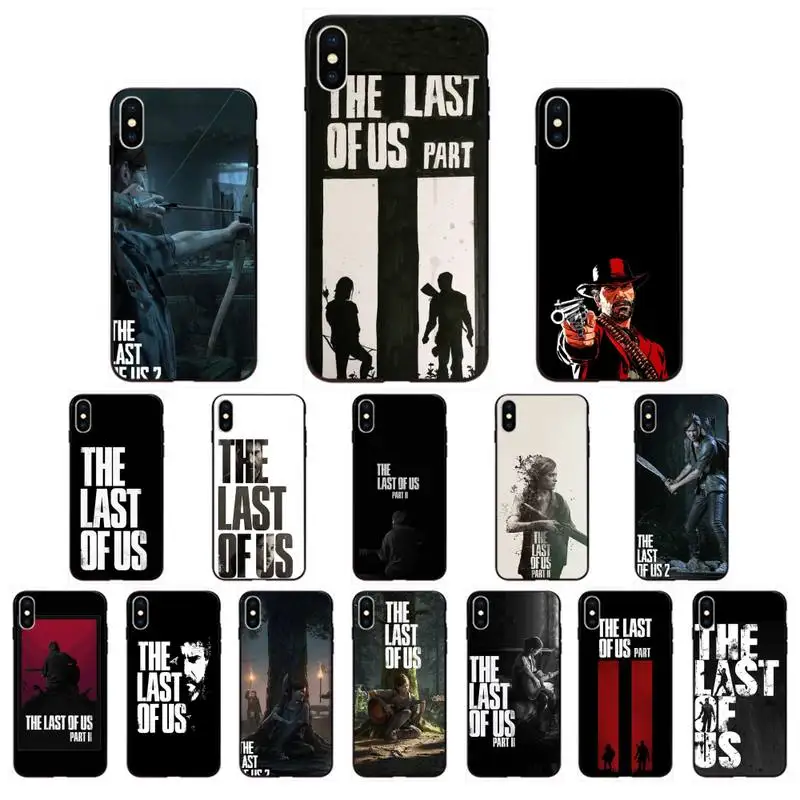 MaiYaCa The Last Of Us game Video games Black Soft Phone Case Cover for iPhone 11 pro XS MAX 8 7 6 6S Plus X 5 5S SE XR SE2020