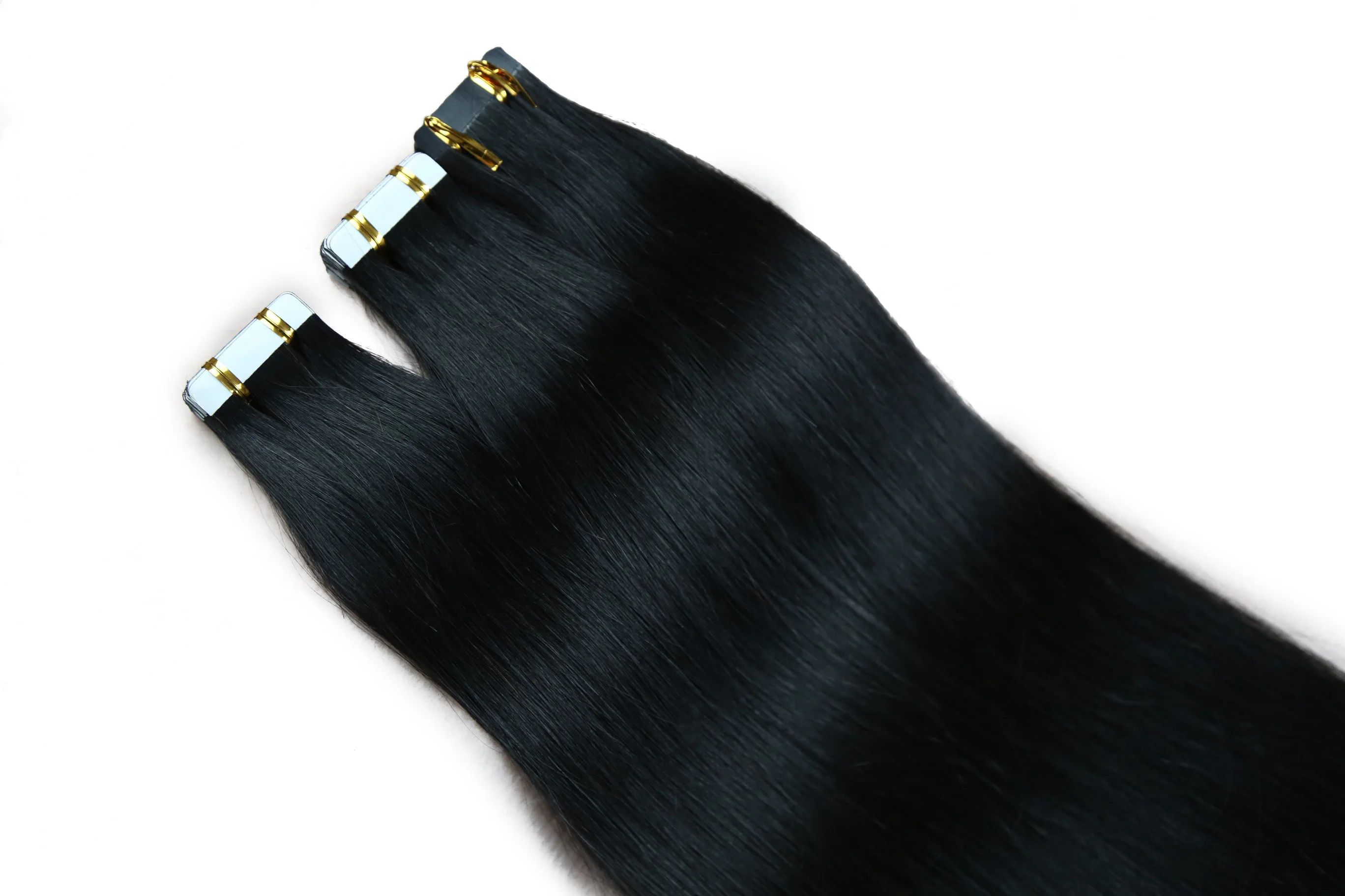 Toysww Russian Tape In Virgin Remy Hair Extensions From One Donor Cuticle Intact Adhesive Premium Tape in Virgin Hair 50g 100g