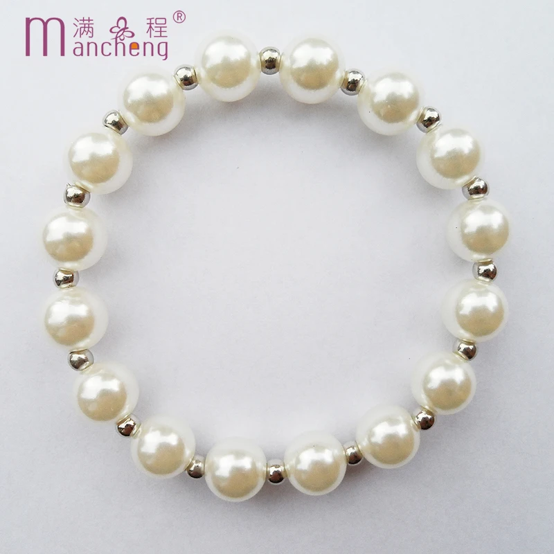 tiki official-website по 1 грн все Summer Wear 10MM Imitation Beads Pearl Bracelet Jewelry For Women 2024 Good Quality Low Price