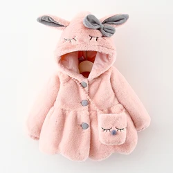 Autumn Winter Hooded Jackets Overalls For Newborn Girl Fashion Warm Clothing Outerwear Toddler Baby Down Coats Cotton Clothes