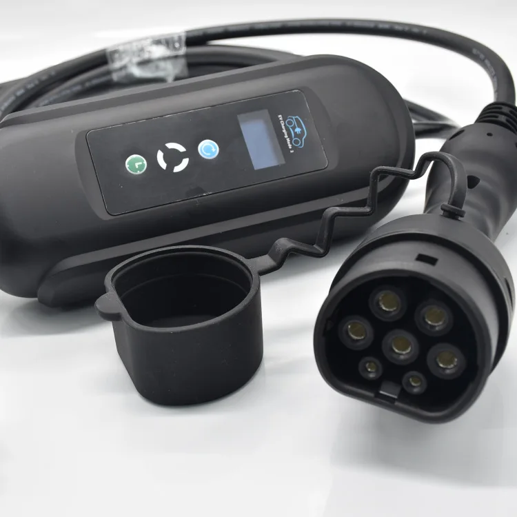 ครัวเรือนชาร์จปืน2ใหม่พลังงานไฟฟ้า Car Charger แบบพกพา16A ปรับชาร์จ