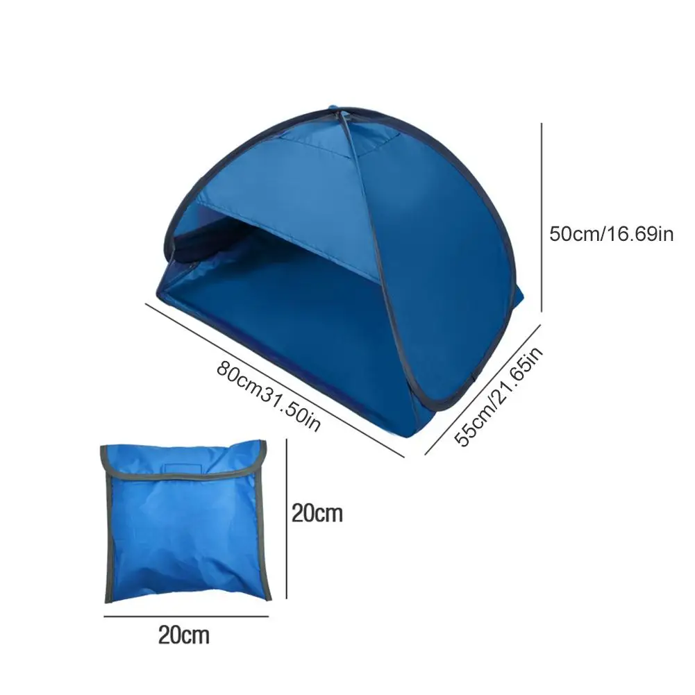 Beach Face Tent Portable Sun Shade Canopy UV Protection Awning Folding Small Sun Beach Shader Beach Sun Shelter Sun Protection