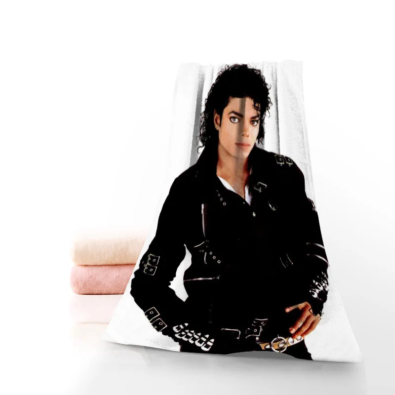 Hot Sale Michael  Jackson 35x75cm Fitness Sports Towel Portable Quick-drying Towel Yoga Outdoor Microfiber Sports Towel