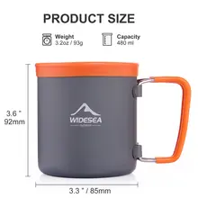 Outdoor Aluminum Camping Mug #3
