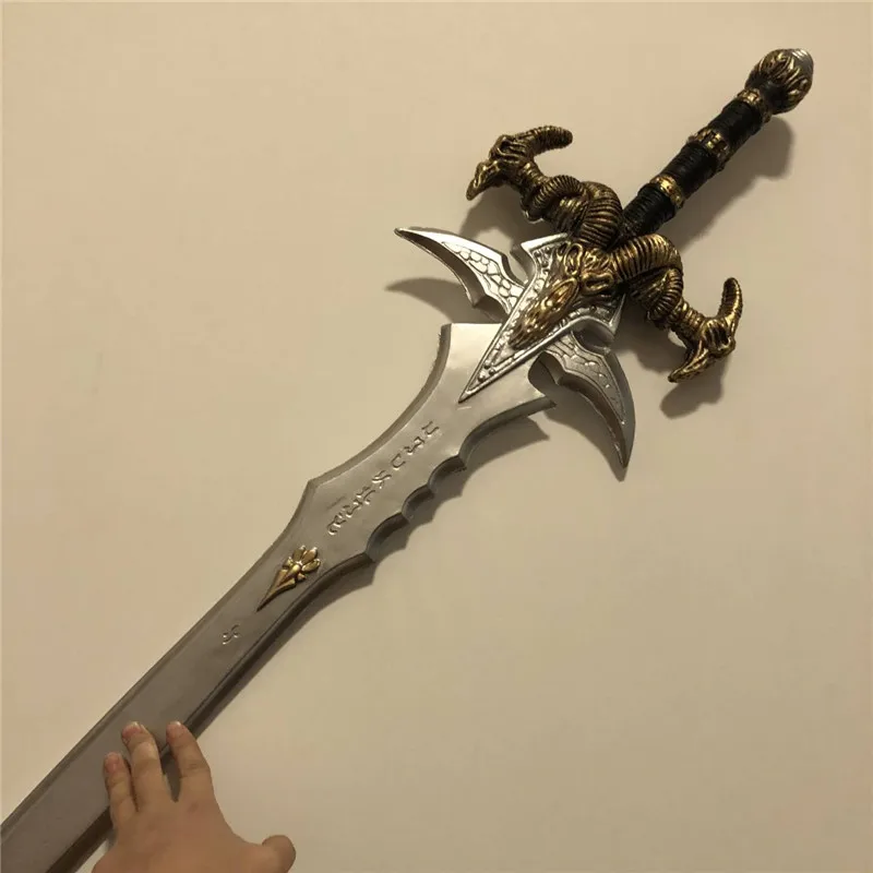 

[PU Made] Crafts 1: 1 100cm Wow Stormwind King Llane Wrynn I Sword Lion Model Home Decoration Adult Party Costume