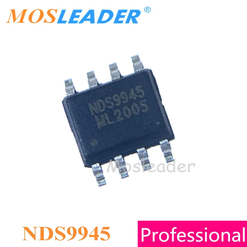 

Mosleader NDS9945 SOP8 100PCS 1000PCS Dual N-Channel 60V 3.5A 9945 Chinese высокое качество