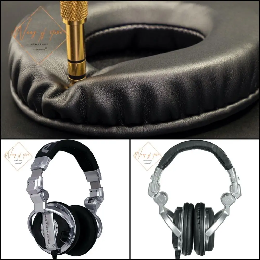 Soft Leather Ear Pads Foam Cushion EarMuff For Pioneer HDJ-1000 Headphone Perfect Quality, Not Cheap Version