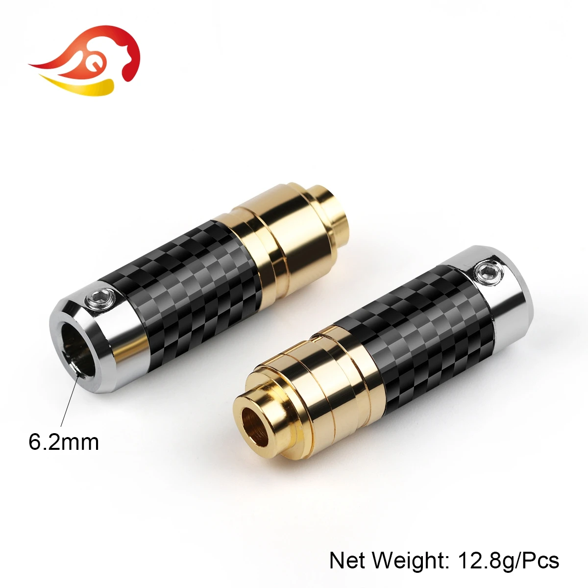 QYFANG Hybrid Series 2.5/3.5/4.4mm 4 Pole Earphone Female Plug 4-Layer Gold-Plated Balance Audio Jack Wire Connector Adapter