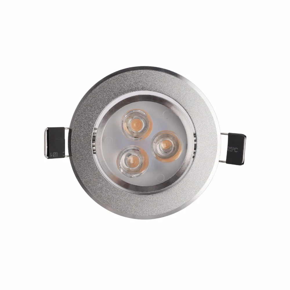 Imagem -05 - Lâmpada de Teto Redonda Led para Decoração Downlight Embutido Quente Legal Neutro Branco Vermelho Verde Azul Amarelo Roxo 3w 12v 24v