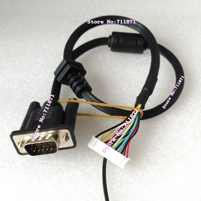 50Cm 12P Om 15Pin Vga D-Sub Kabel Lijn Montage Lcd Monitor Tv D-Sub Vga lijn Kabel 12Pin 15P All In One Pc Vga Kabel D-Sub Lijn