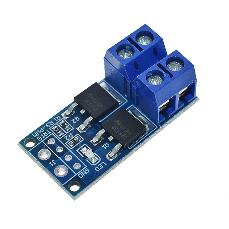 Interruptor de disparo MOS FET, módulo de accionamiento, Panel de Control regulador PWM, 15A, 400W