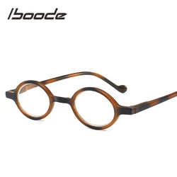 iboode Portable Small Oval Frame Reading Presbyopia Glasses Men Women Anti Blue Rays Anti-fatigue Presbyopic Eyeglasses Reader