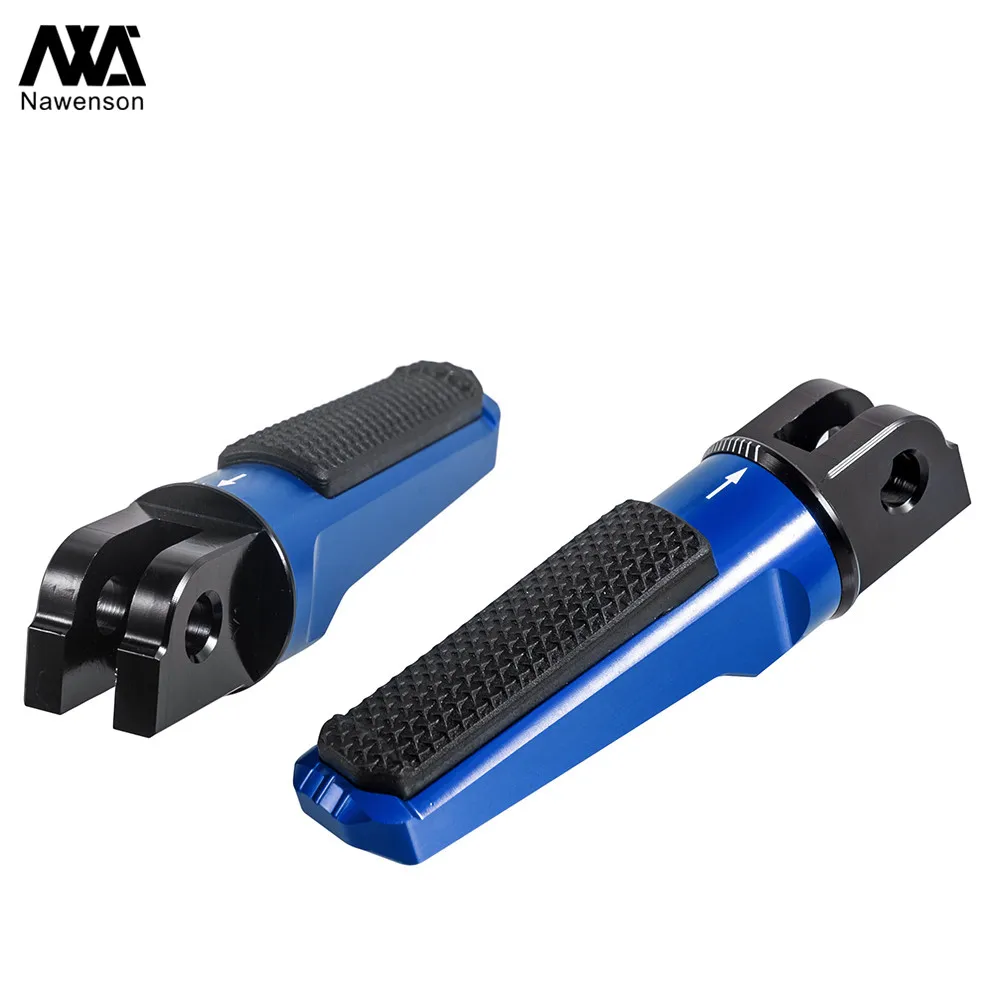 Motorcycle Front Pedals Footpegs Rider Foot Pegs Footrest Accessories for Yamaha YZF R6 03-20 for YZF R1 02-21 for YZF-R1M 17-21