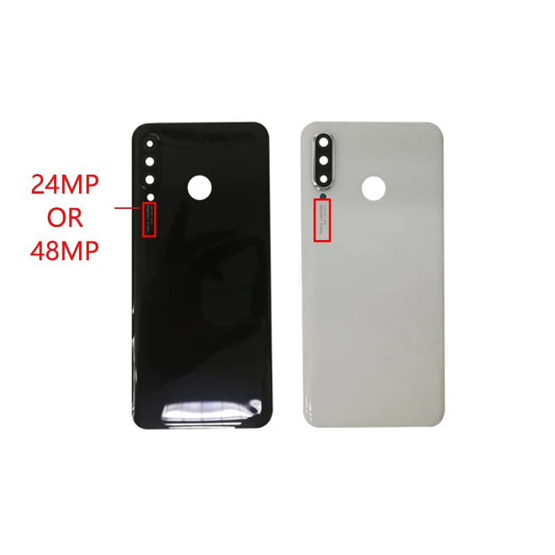 Battery Back Cover For Huawei P30 Lite Door Case For HUAWEI Nova 4E Housing Replacement + Back Camera Glass Lens Case