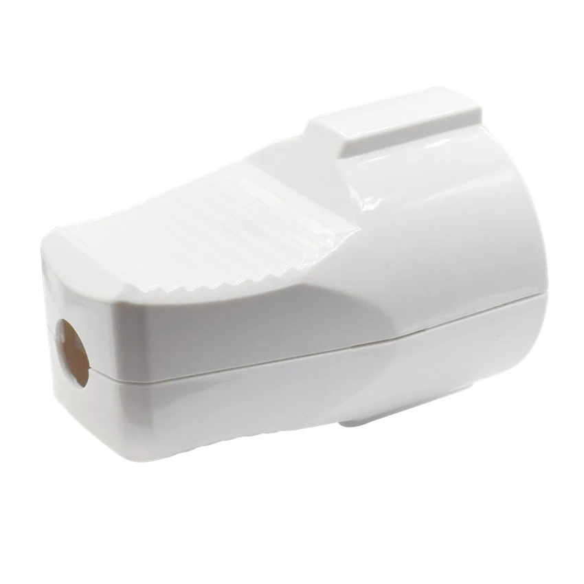 White 250v 16a french Russia Korea German EU Schuko Plug power cord wired cable Socket Male Female Assembly Receptacle connector