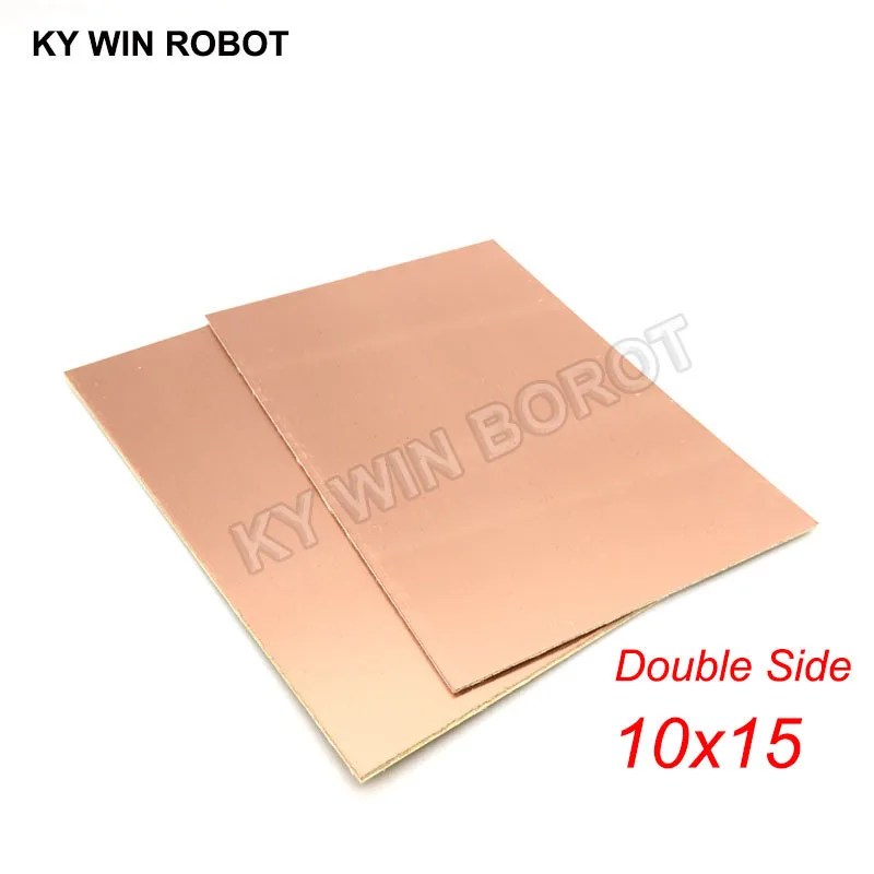 1 stücke FR4 PCB 10*15 cm Double Side Kupfer Verkleidet platte DIY PCB Kit Laminat Platine 10x15 cm 100 x150x1.6mm