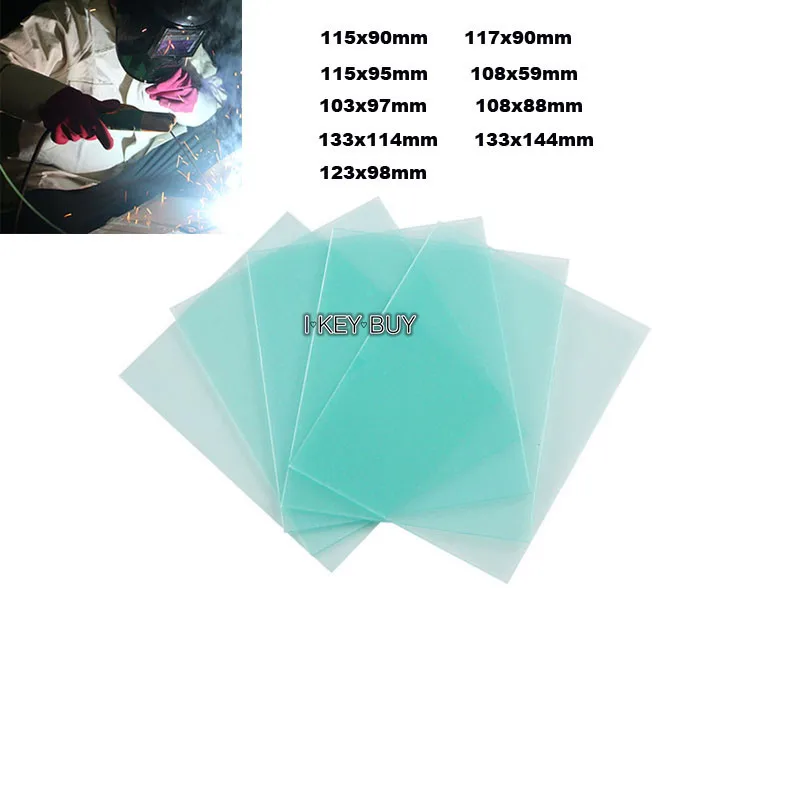 

5Pcs/Lot 110x90mm Welding Protective Plastic Plate Replacement Auto Darkening For Mask Helmet Lens Cover