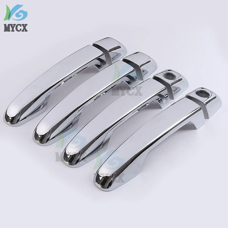 Chrome Exterior Door Handle Protective Cover Trim For Toyota Land Cruiser Prado Fj150 150 2014 2015 2016 2017 2018 2019 2020