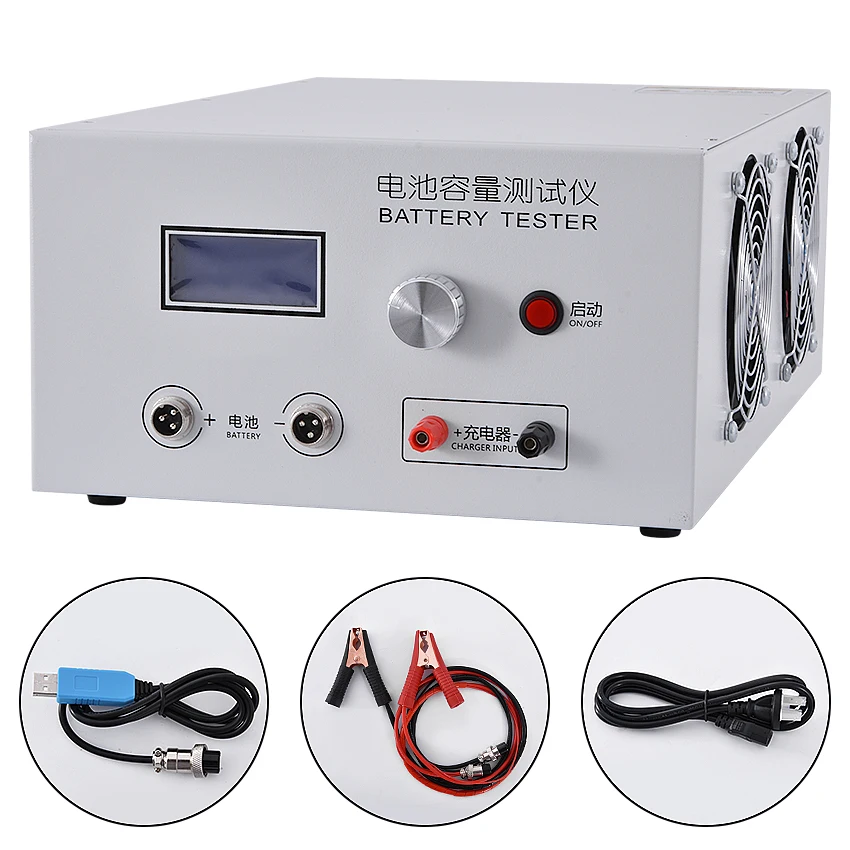 Imagem -06 - Chumbo Ácido Bateria de Lítio Capacidade Tester Suporte Carregador Externo Carregamento e Descarregamento Ac100240v Ebc-b20h 1272v 20a