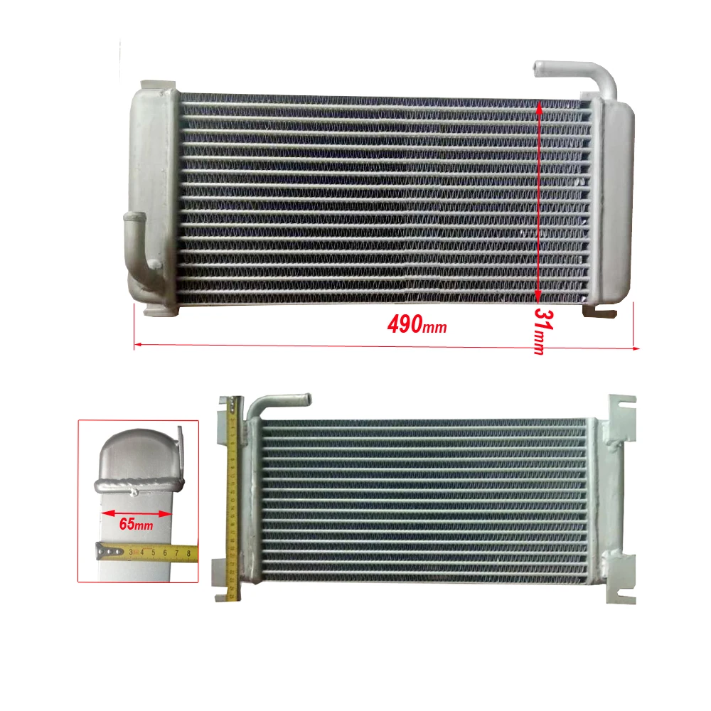 

Oil cooler for Tianjin JD1204 tractor with LR6105ZT12 , Part number: