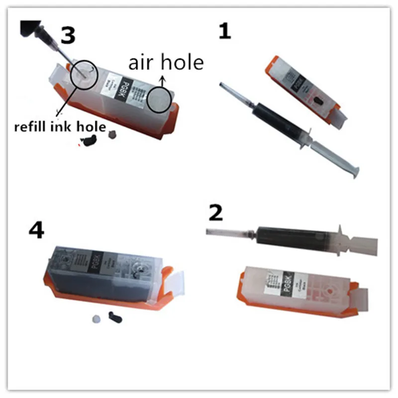 Imagem -05 - Kit de Recarga de Tinta 470 471 Cartucho de Tinta Recarregáveis para Canon Pixma Mg5740 Cli471 Pgi-470 Mg6840 Ts5040 Ts6040 ts 5040 Ts6040