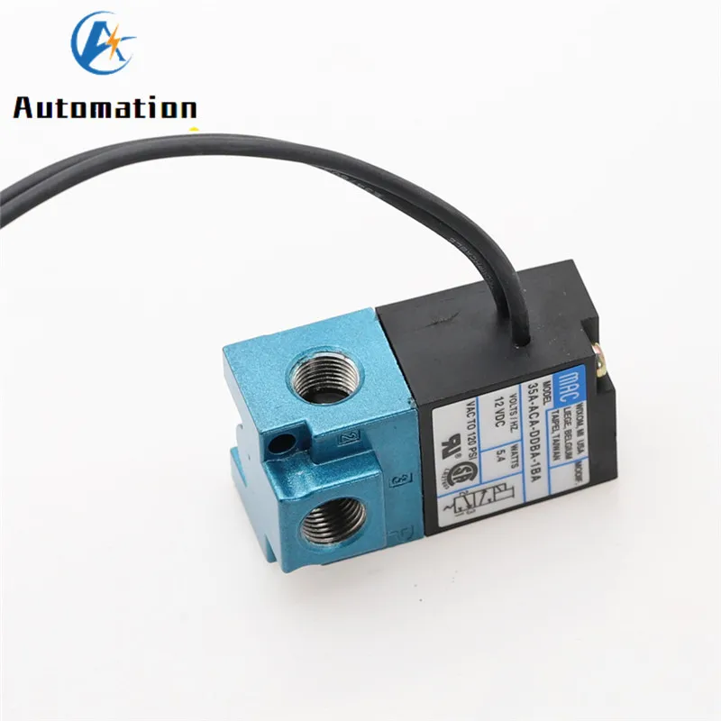 MAC 3 Port Electronic Boost Control Solenoid Valve DC12V DC24V 35A-ACA-DDBA-1BA / DDAA/DDFA - 35A-AAA-DDBA-1BA / DDAA/DDFA