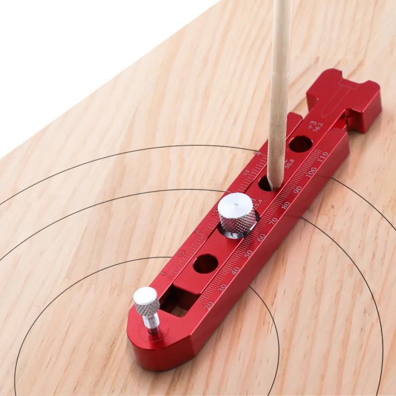 

Woodworking Compass Adjustable Arc Scribe Gauge Aluminum Alloy Metric/Inch Marking Ruler Circle Geometry Drawing Tool