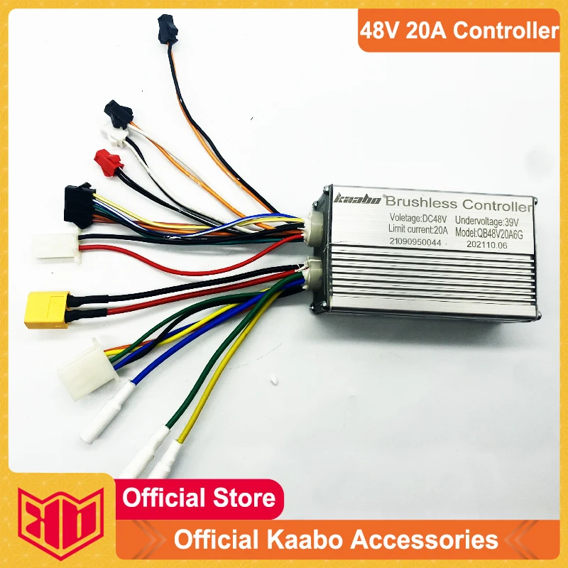 Original Kaabo Mantis 10 48V 20A Sine Wave Controller for Kaabo Mantis 10 48V 13Ah Battery 500W Single Motor Electric Scooter