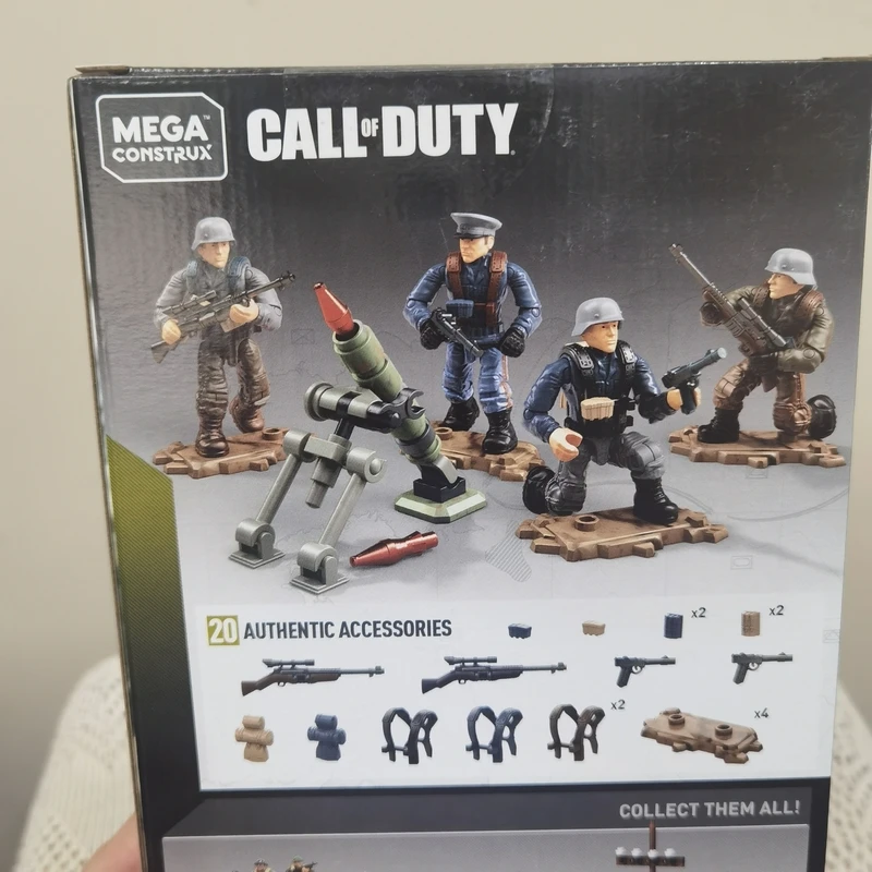 Mega Construx Blocos Call of Duty, Segunda Guerra Mundial selado, Novo, FVG04