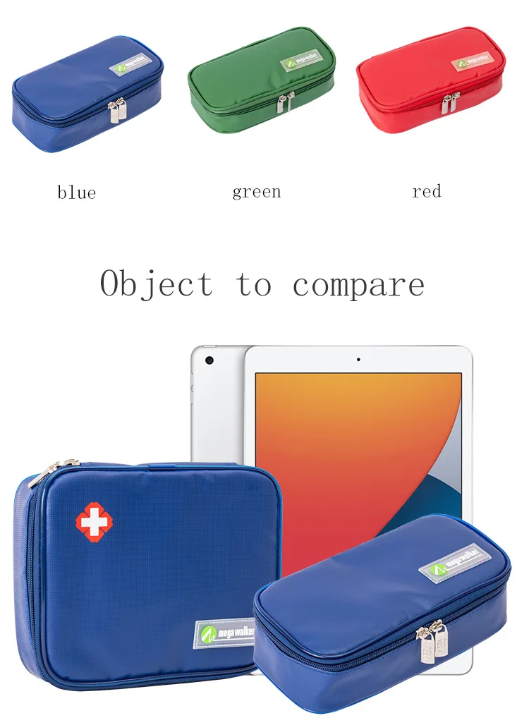 MEGA Kühltasche Tragbare Insulin-Kühltasche Diabetiker Insulin-Reiseetui Größe: 20*9*5 Neuestes Modell PU-Stoff Aluminiumfolie Kühltasche – Detail 5