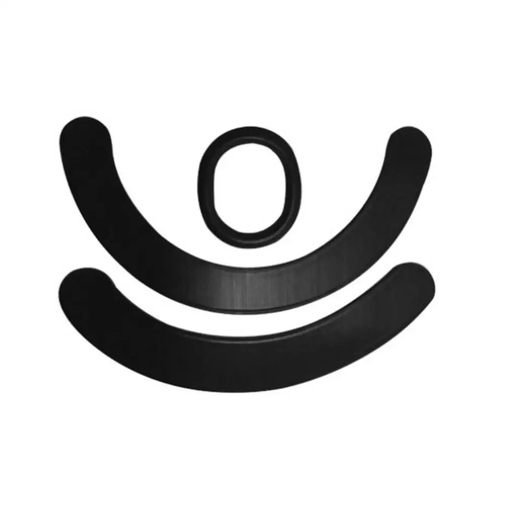 รองเท้าสเก็ตเสือเมาส์สำหรับเล่นเกมส์เท้า2เซ็ต/แพ็คสำหรับ G403 G603 G703เมาส์สำหรับเล่นเกมส์หนูสีดำร่อนโค้ง