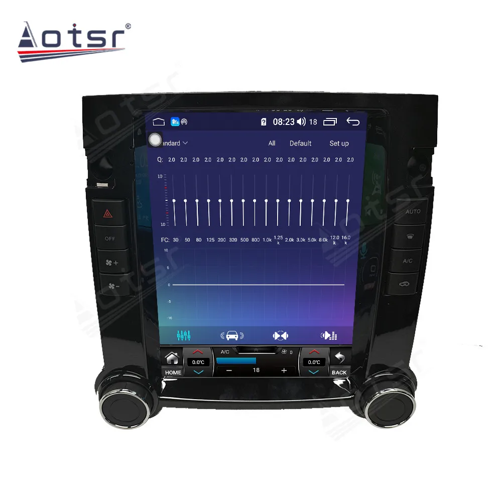 Android 10 Tesla Vertical Screen For Volkswagen Touareg GP 2003 -2011 Car GPS Navigation Radio Stereo Multimedia Player HeatUnit