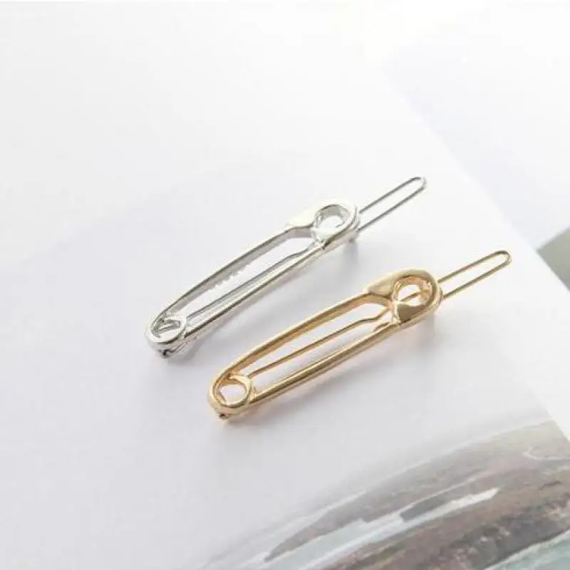 2021 New Fashion Hair Accessories Simple Net Celebrity Wild Ladies Acrylic Pin-shaped Mini Hairpin Bangs Clip Manufacturer Sales