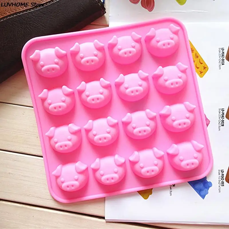 Silicone Mold Pig Shape Chocolate Mold Cake Baking Candy Mold Cake Decorating Tool Moule Silicone Gateau Silikon Form