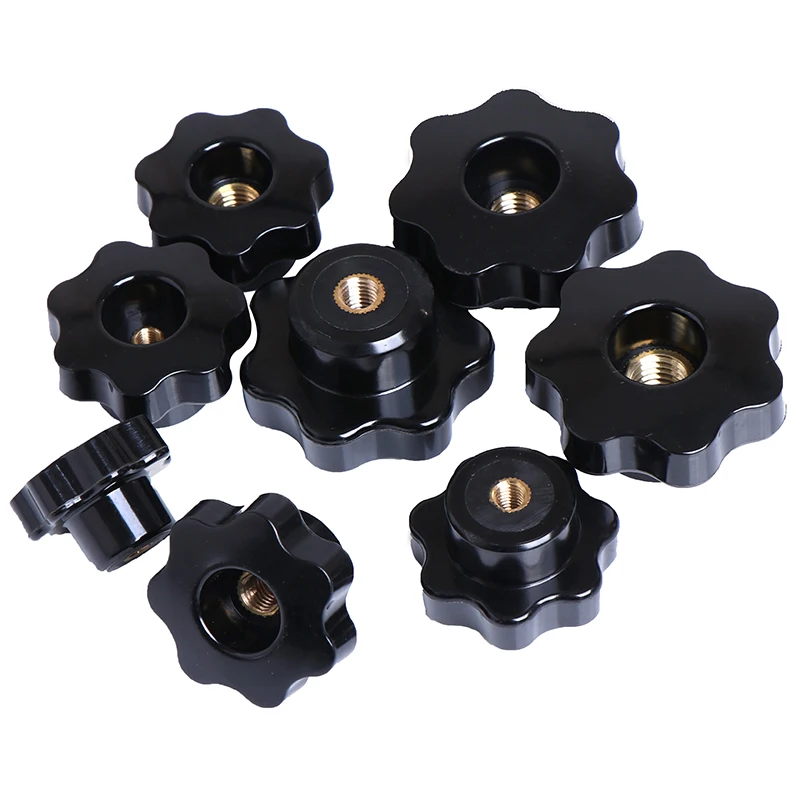 1PCS M5/M6/M8/M10/M12 Female Thread Star Shaped Head Clamping Nuts Knob For Industry Equipment