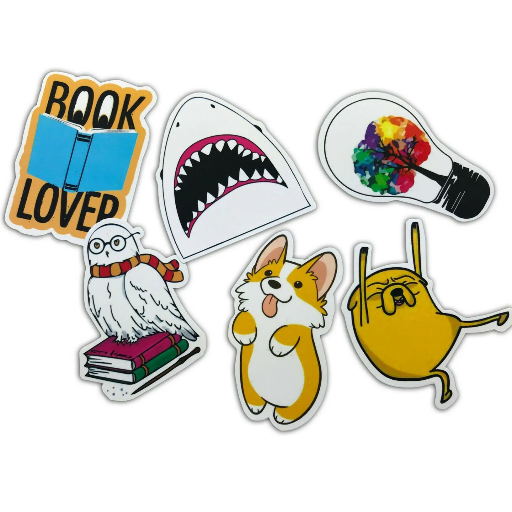 53 PCSชีวิตน่ารักLotสเก็ตบอร์ดสติกเกอร์ไวนิลแล็ปท็อปกระเป๋าเดินทางสติ๊กเกอร์Dope