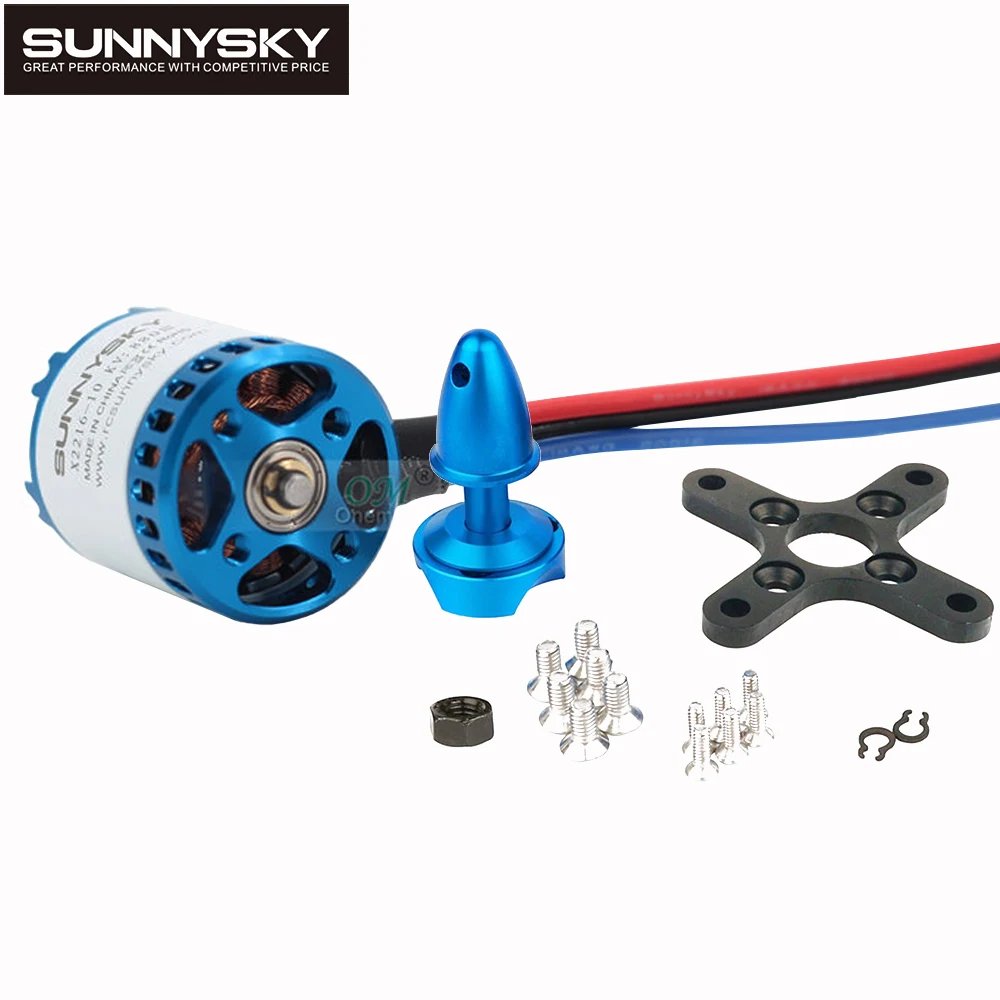 Sunnysky X2216 V3 X2216III KV880 1100KV 1250KV 1400KV 3-4S 3.175mm Shaft Outrunner Brushless Motor For Multi-rotor Quadcopter